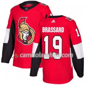 Camisola Ottawa Senators Derick Brassard 19 Adidas 2017-2018 Vermelho Authentic - Homem